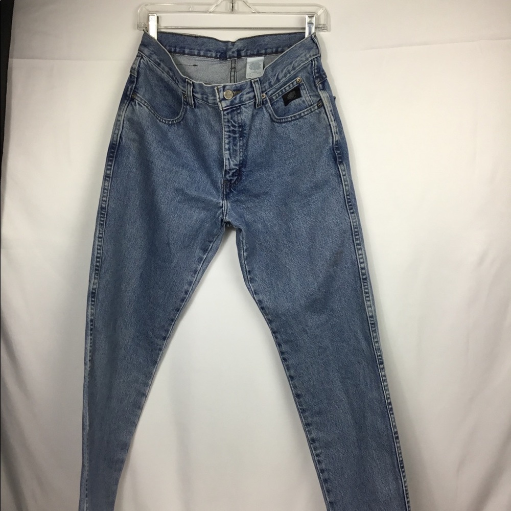 Vintage Harley Davidson Women's Classic Blue Straight Leg Jeans Size 8P
